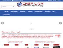 Tablet Screenshot of cheflinksupply.com